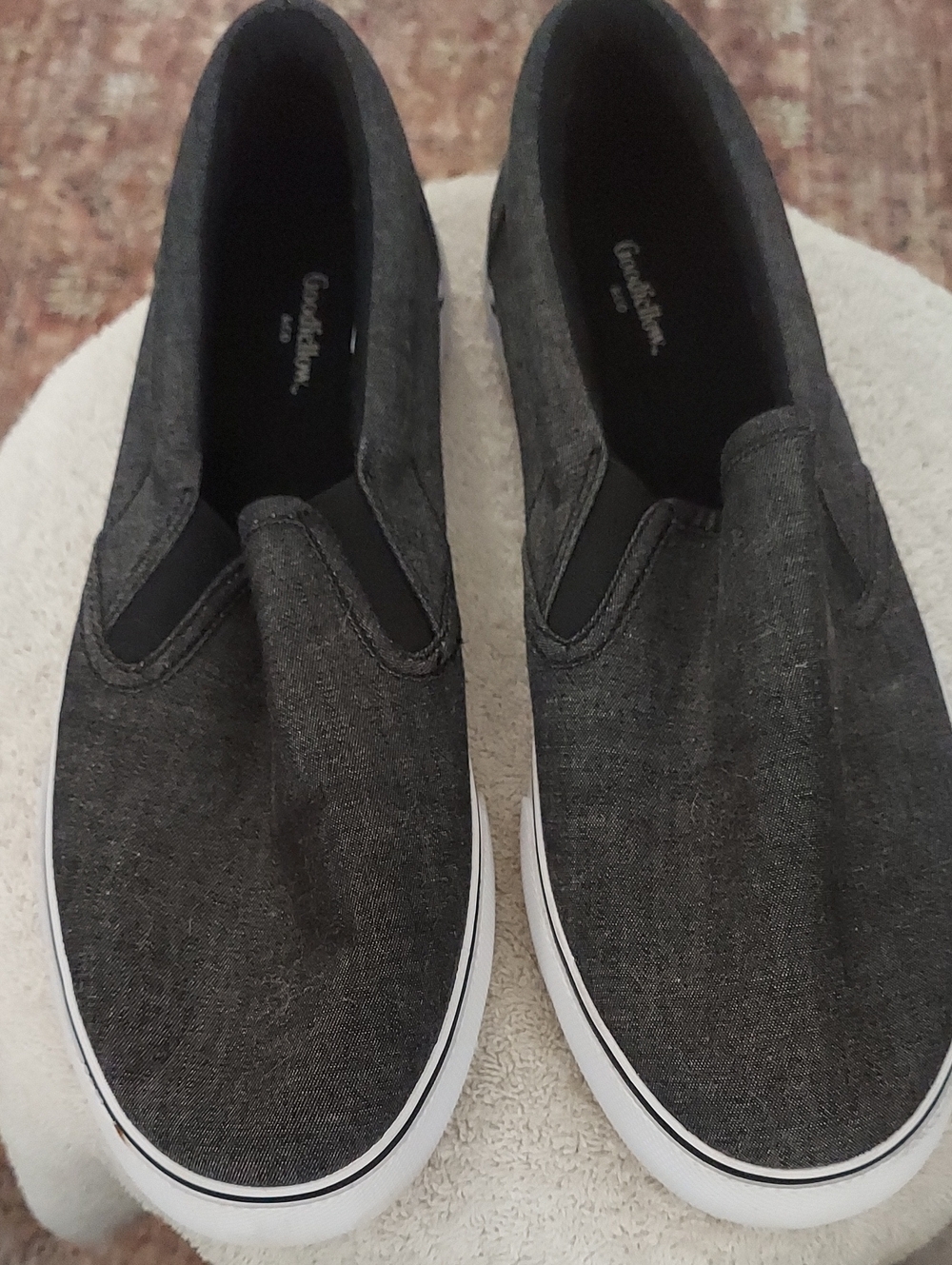 Goodfellow & Co Charcoal Slip-On Canvas Loafers